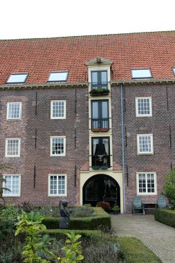 bir giriş ve bir eski tarihi evi leiden Güney Hollanda Hollanda leiden Güney Hollanda Hollanda ucunda bir gezi tur sırasında fotoğraflandı bir cephe görüntülemek