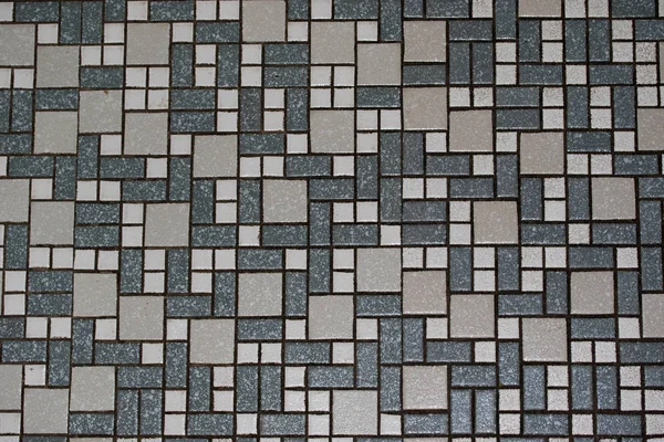 Vista Numa Superfície Azulejos Cinzentos Fotografados Transversalmente Livre Jardim Casa Imagem De Stock