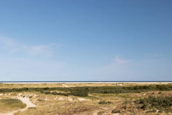 Blick Auf Die Sanddüne Und Den Strand Und Das Nordmeer — Stockfoto