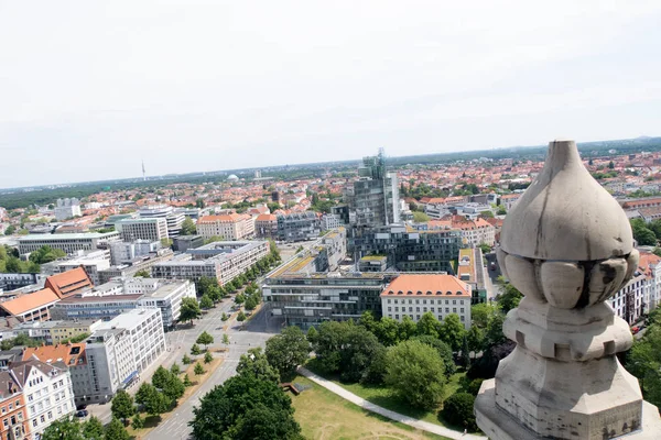 Blick Vom Rathaussturm Auf Das Stadtbild Und Die Natur Hannovers — Stockfoto