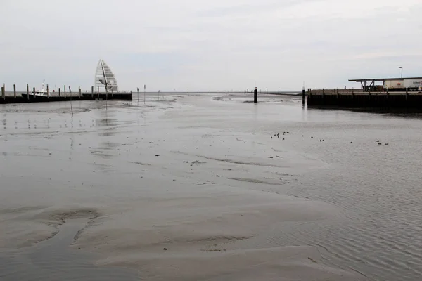 Verre Uitzicht Zee Noordelijke Zee Eiland Juist Duitsland Gefotografeerd Een — Stockfoto