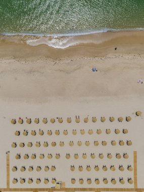 Hava güzel Ilha görünümünü yapmak Farol (Fener Adası), Ria Formosa ünlü doğa hedef Algarve kıyısında, Portekiz. 