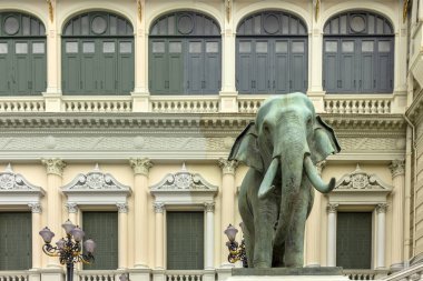 Bangkok grand palace, mimari detay, Bangkok şehrinin kalbinde binaların bir kompleks 1782, Kral Phutthayotfa Chulalok sırasını, bu inşaat başladı. Tayland.