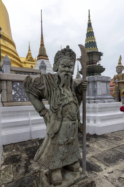 曼谷宏伟的宫殿 建筑细节 在曼谷市中心的建筑综合体 它的建设开始于 1782年 在国王 Chulalok 的顺序 — 图库照片