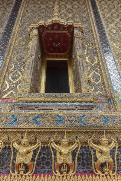 Bangkok Grand Palace Mimari Detay Bangkok Şehrinin Kalbinde Binaların Bir — Stok fotoğraf