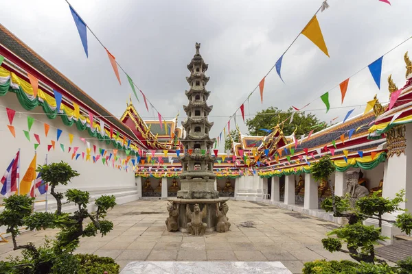 Wat Pho Budist Tapınağı Karmaşık Mimari Detaylar Phra Nakhon District — Stok fotoğraf