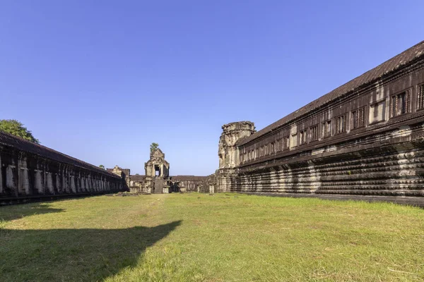Angkor Wat Antico Tempio Complesso Uno Dei Più Grandi Monumenti — Foto Stock