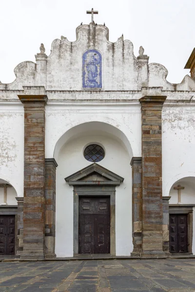 Historické Město Monsaraz Kostel Pravém Okraji Řeky Guadiana Regionu Alentejo — Stock fotografie