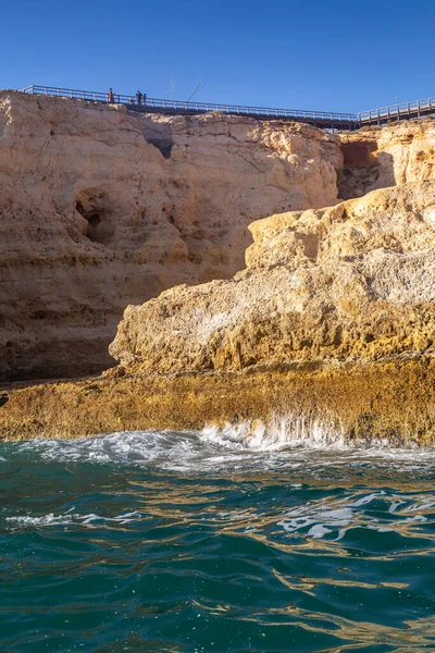 Algarve Bestemming Regio Kliffen Sete Vales Suspensos Betekenis Zeven Hangende — Stockfoto