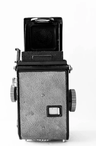 Cámara Cine Vintange 120Mm Alrededor Década 1950 Con Visor Emergente — Foto de Stock