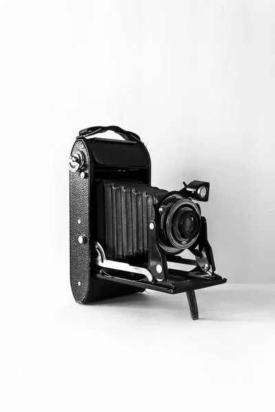 Dessous Black Vintage Film Camera Début Des Années 1900 Caméra Photo De Stock