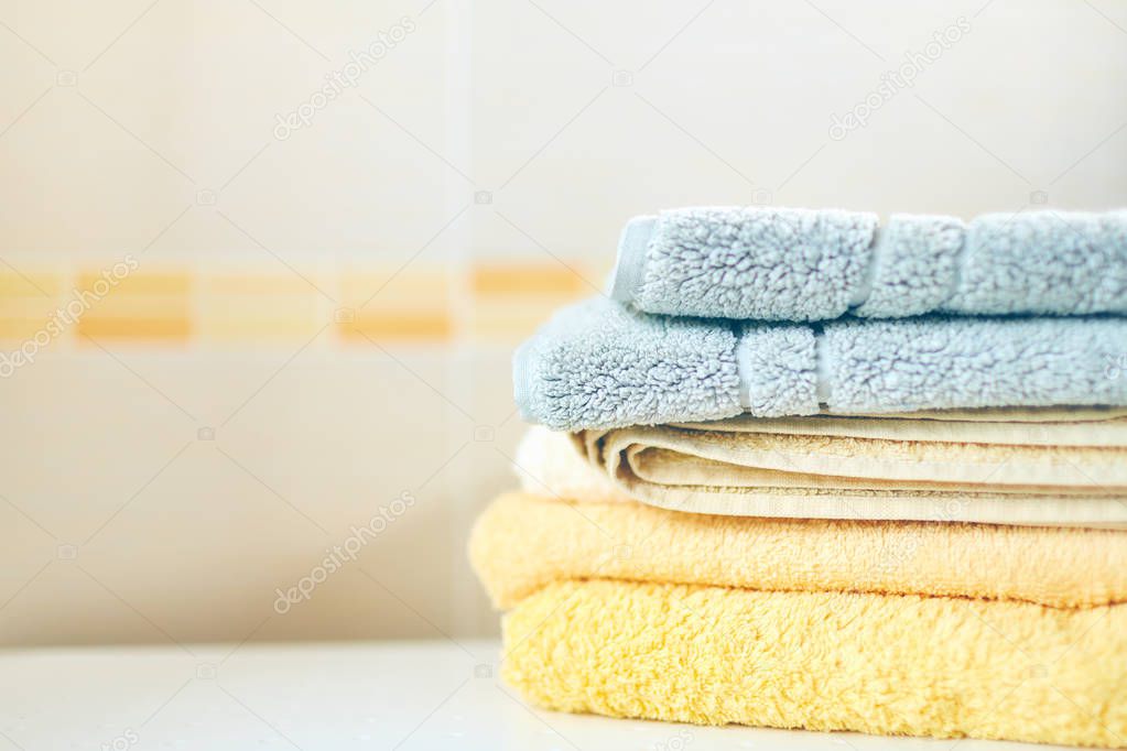 Clean towel industrial laundry