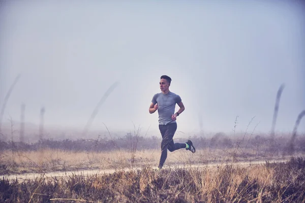 Runner egzersiz sis içine