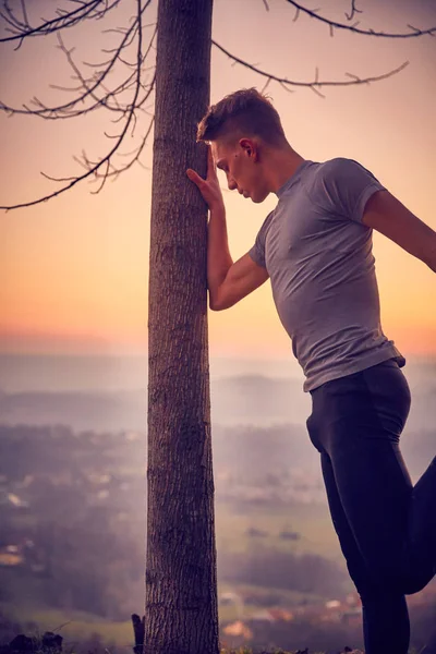 Barış üstüne gökyüzü dağ bakmak