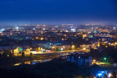 Gecenin ışıkları.