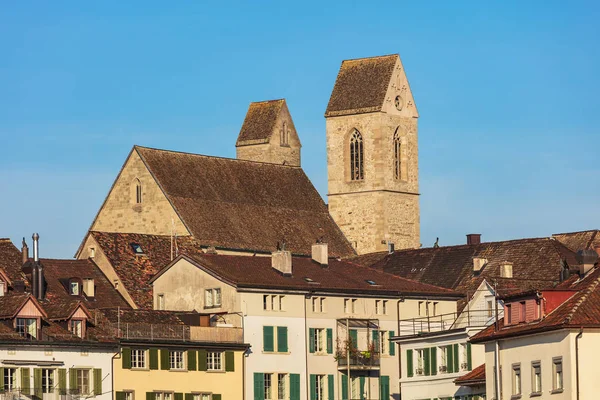 Edificios Parte Histórica Ciudad Rapperswil Cantón Suizo Gallen — Foto de Stock