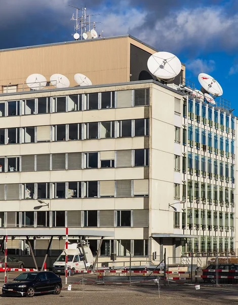 취리히 스위스 2015 스위스 라디오와 텔레비전 회사의 하나입니다 스위스 라디오와 — 스톡 사진