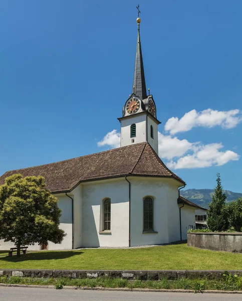 Schwyz Sviçre Kantonu Seewen Köyü Kilisesi — Stok fotoğraf