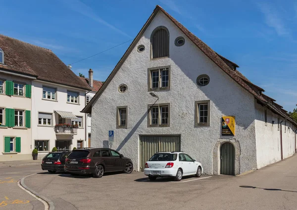 Schaffhausen Ελβετία Αυγούστου 2015 Κτίρια Στο Ιστορικό Τμήμα Της Πόλη — Φωτογραφία Αρχείου