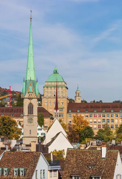 Gebäude der Stadt Zürich, Schweiz — Stockfoto