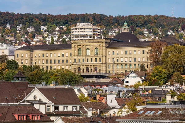 Zurich Suisse Septembre 2017 Partie Historique Ville Zurich Bâtiment École — Photo