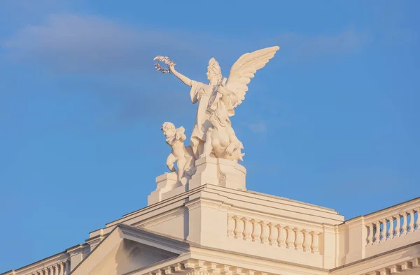 Zurich Switzerland September 2017 Upper Part Zurich Opera House Building — Stock Photo, Image