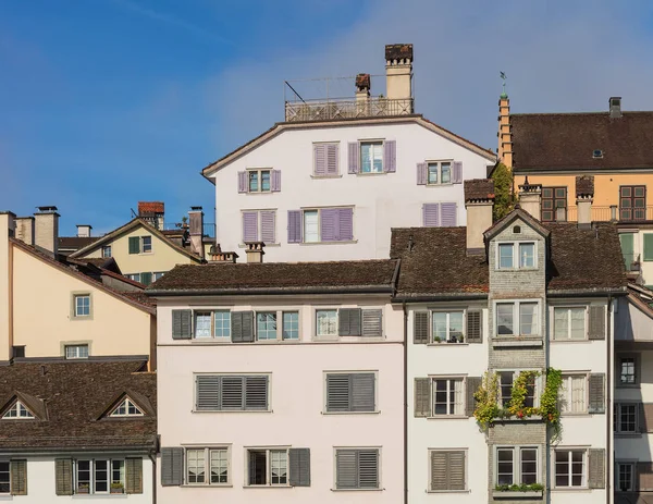 Edificios Parte Histórica Ciudad Zurich Suiza — Foto de Stock
