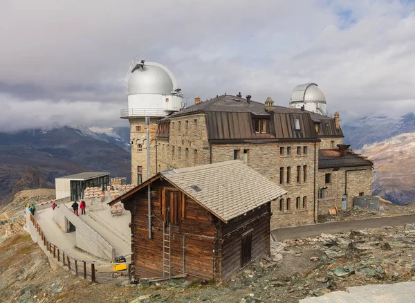 Gornegrat Suisse Septembre 2018 Vue Sur Sommet Gornegrat Automne Gornergrat — Photo