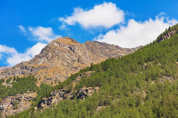 Visa Den Schweiziska Kantonen Wallis Mitten September — Stockfoto