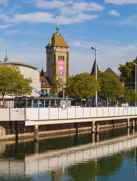 Blick in die Stadt Zürich, Schweiz — Stockfoto