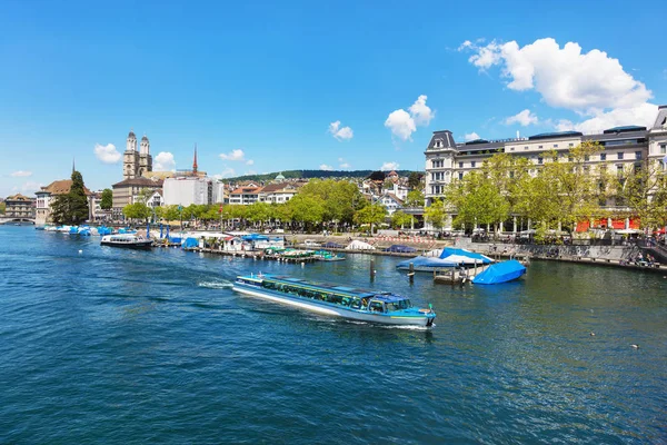 Городской пейзаж Цюриха — стоковое фото