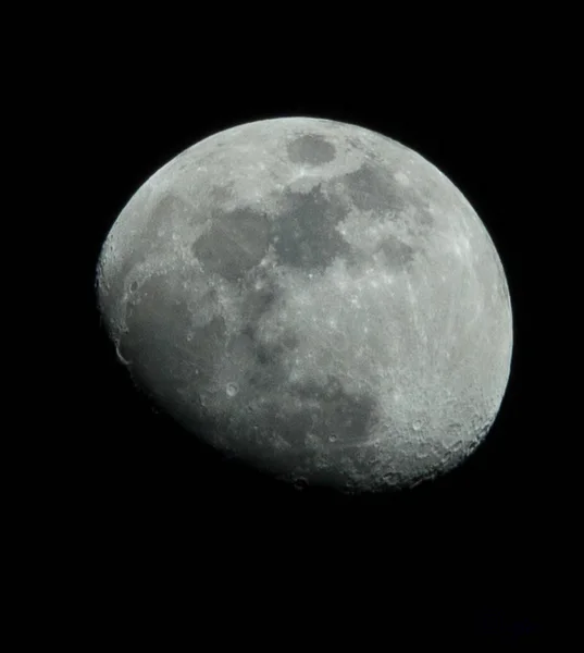 月亮一个伟大的细节陨石坑 — 图库照片