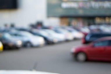 Bulanıklık soyut otopark