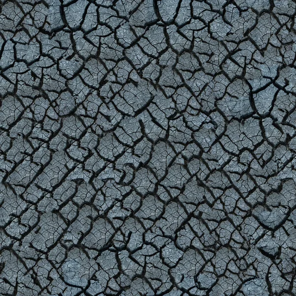 Nahtlose Textur Rissig Trockenen Boden — Stockfoto