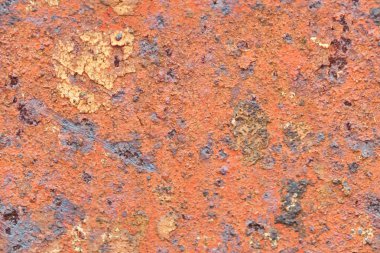 Paslı metalin pürüzsüz dokusu