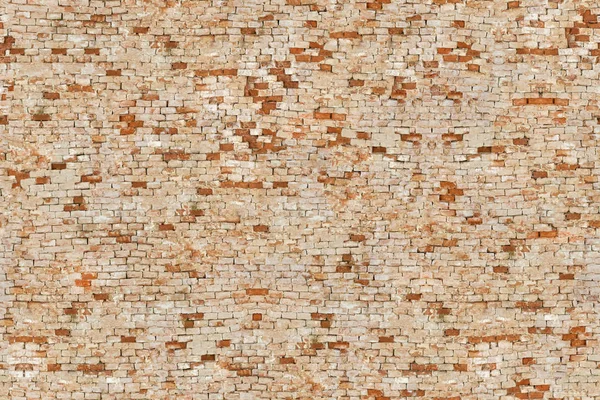 Nahtlose Textur Ziegelwand Aus Rotem Alten Ziegel — Stockfoto
