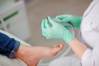 Podiatry doktor. aracın hazırlanması