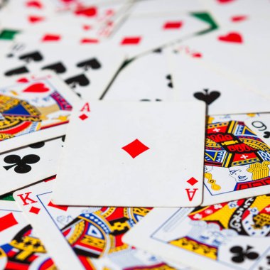 çok oyun kağıdı. arka plan