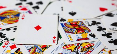 çok oyun kağıdı. arka plan