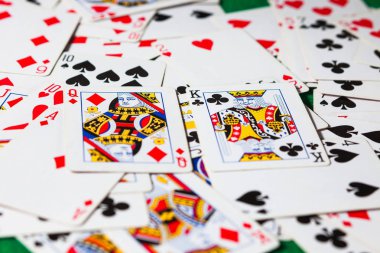 çok oyun kağıdı. arka plan