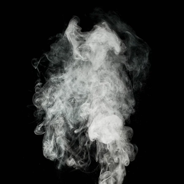Καπνού Μαύρο Φόντο Στην Πλατεία — Φωτογραφία Αρχείου