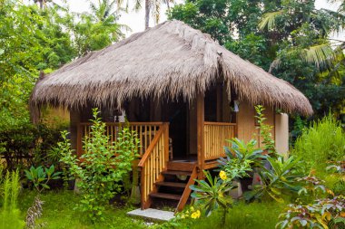 Bungalov. Egzotik Turizm. Ekvator geri kalanı. Bali Endonezya
