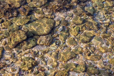 deniz taş su arka plan dokusu altında