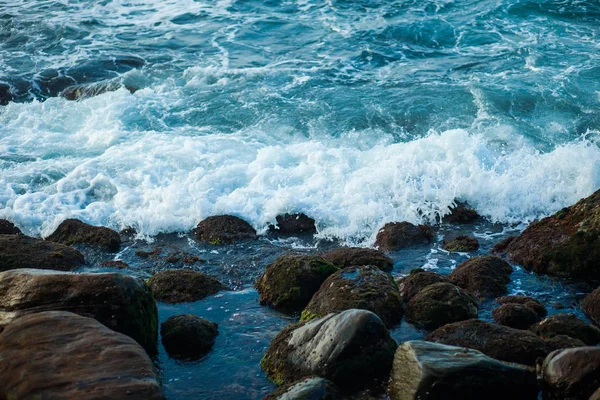 海海を背景に突き出て石 — ストック写真
