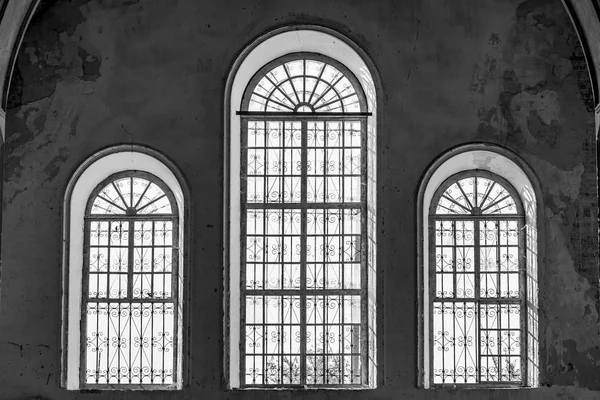 Arched Windows in the old Church Church