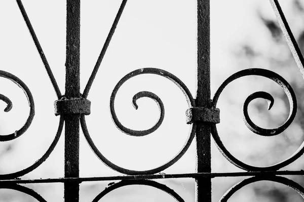 Wrought Iron Lattice Pattern Close — Stock Photo, Image