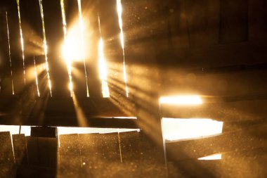 Güneş arka plan ışık ışınları