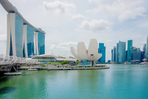 싱가포르 - 2019년 1월 22일 : 3월 비즈니스 지구의 스카이라인 — 스톡 사진