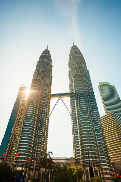 KUALA LUMPUR, MALAYSIA - 23 GENNAIO 2019: torri gemelle Petronas — Foto Stock