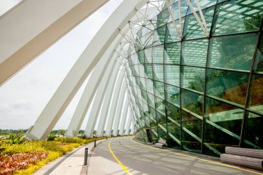 Singapur - 23 Ocak 2019 : Singapur Kapalı Park